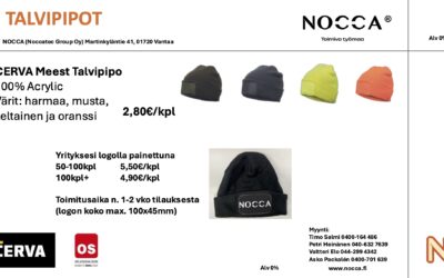 Talvipipot edullisesti